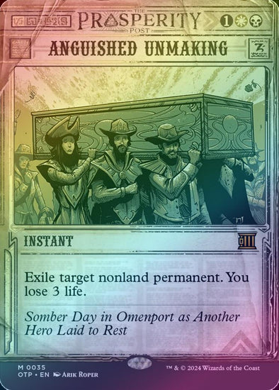 Anguished Unmaking (Foil) (OTP)