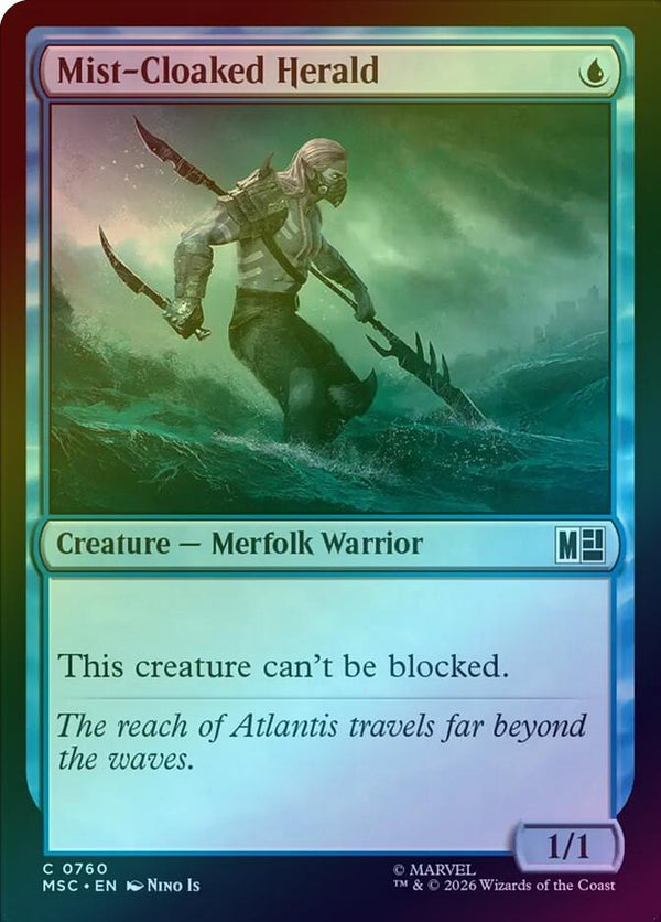 Mist-Cloaked Herald (Foil) (MSC)