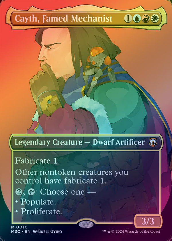 Cayth, Famed Mechanist - Borderless (Foil) (M3C)