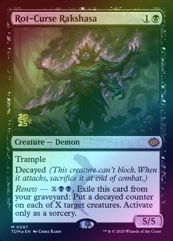 Rot-Curse Rakshasa - Prerelease Promo (Foil) (PTDM)