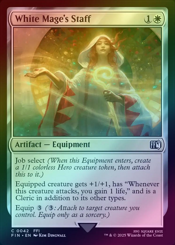 White Mage's Staff (Foil) (FIN)