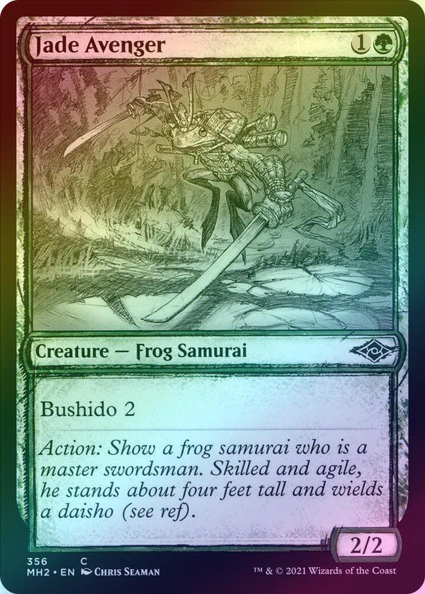 Jade Avenger - Sketch Showcase (Foil) (MH2)