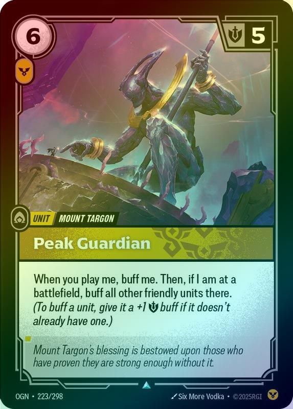 Peak Guardian - 223/298 - Uncommon (Foil)