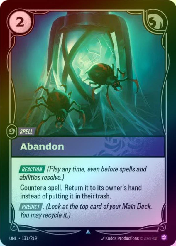 Abandon - 131/219 - Uncommon (Foil)