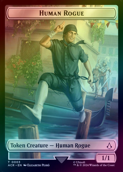 Human Rogue Token (Foil) (TACR)