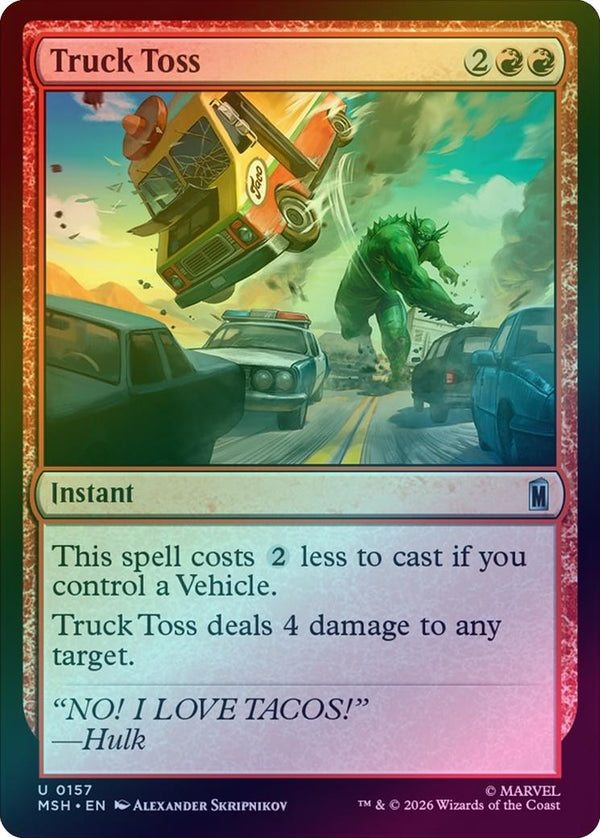 Truck Toss (Foil) (MSH) (Pre-Order)