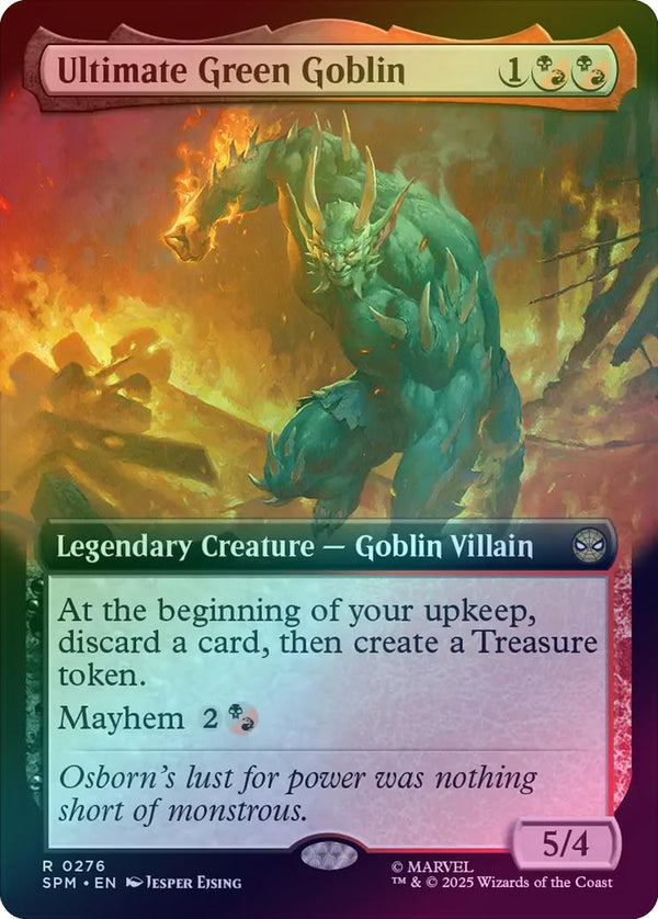 Ultimate Green Goblin - Extended Art (Foil) (SPM)