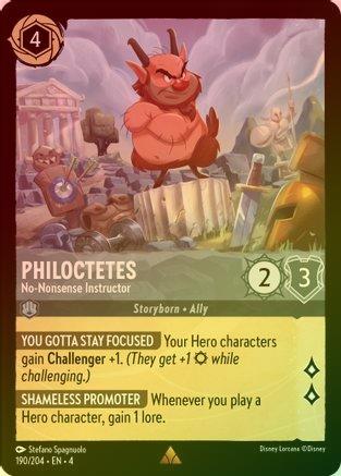 Philoctetes (No-Nonsense Instructor) - 190/204 - Rare (Foil)