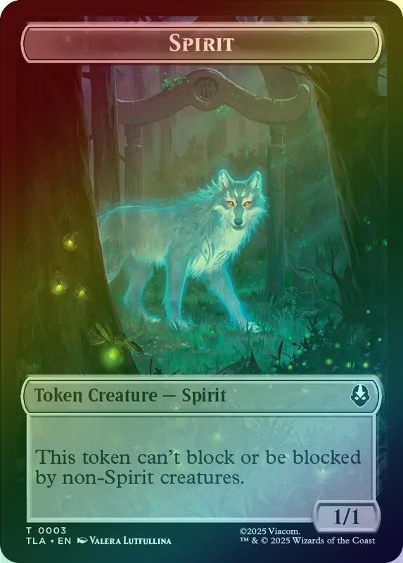 Clue (015) // Spirit (003) Token (Foil) (TTLA)