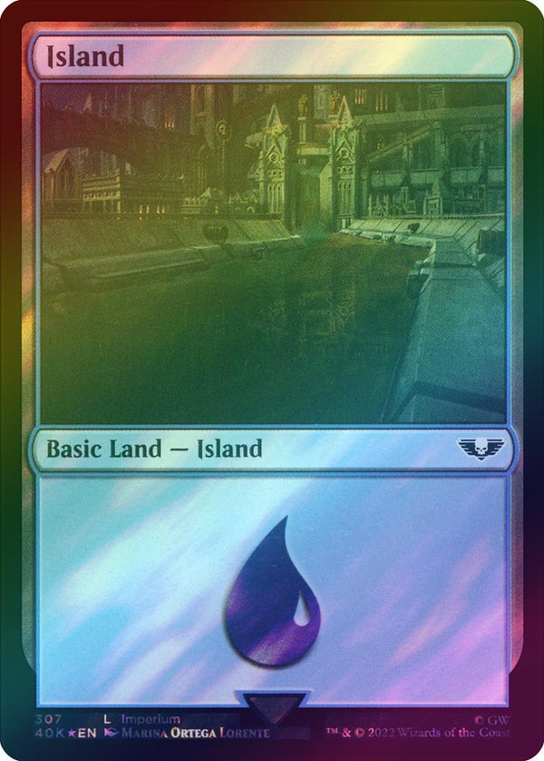 Island (307) (Surge Foil) (40K)