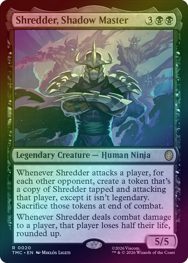 Shredder, Shadow Master (Surge Foil) (TMC)