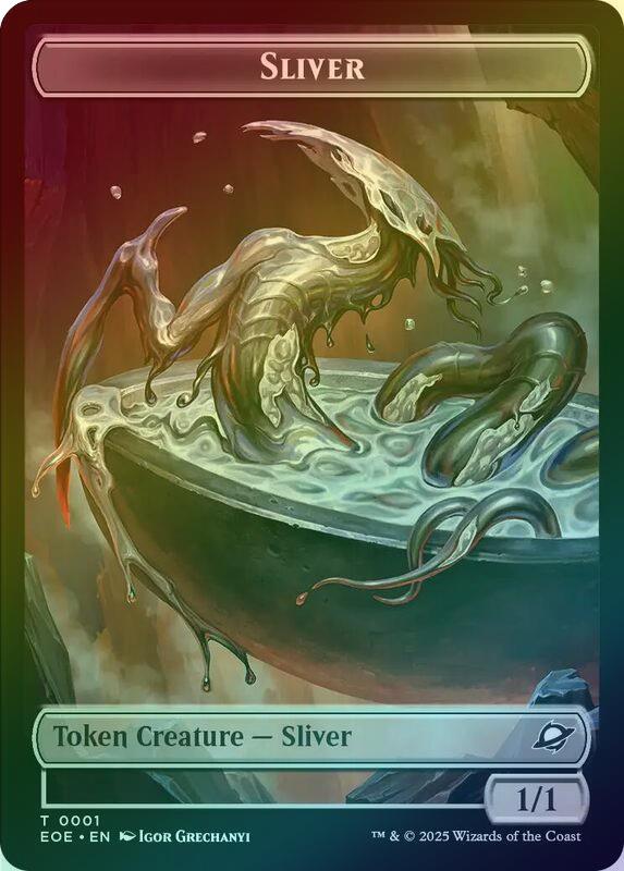Robot // Sliver Token (Foil) (TEOE)