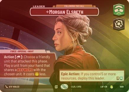 Morgan Elsbeth - Following the Call (Showcase) - 1009 - Rare (Foil)