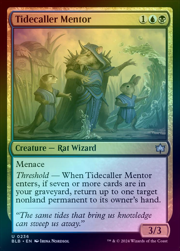 Tidecaller Mentor (Foil) (BLB)