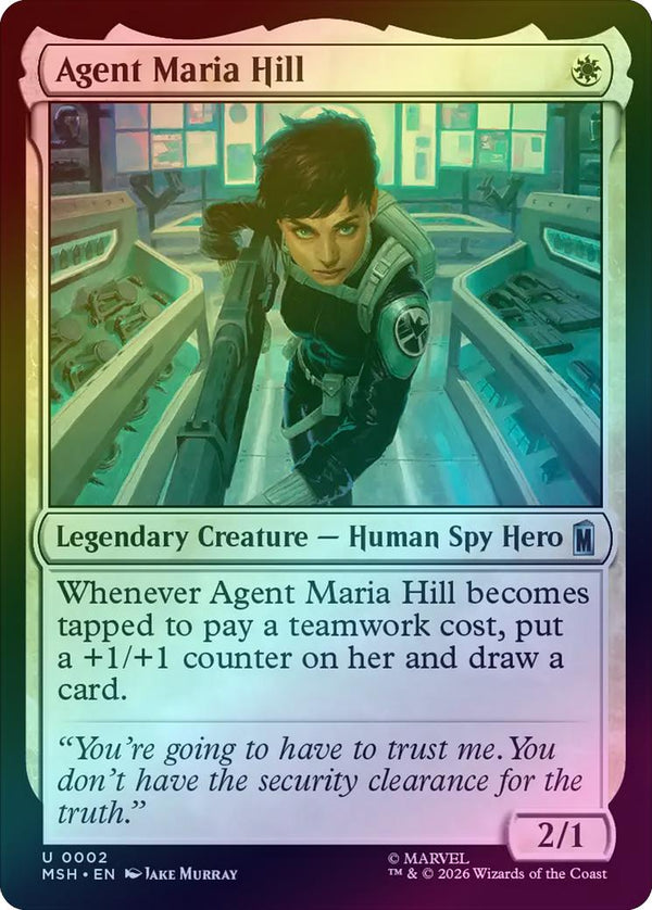 Agent Maria Hill (Foil) (MSH) (Pre-Order)
