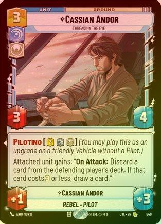 Cassian Andor - Threading the Eye - 546 - Rare (Foil)