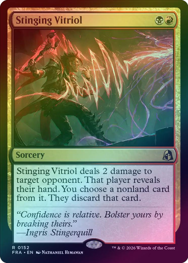 Stinging Vitriol (Foil) (FRA) (Pre-Order)
