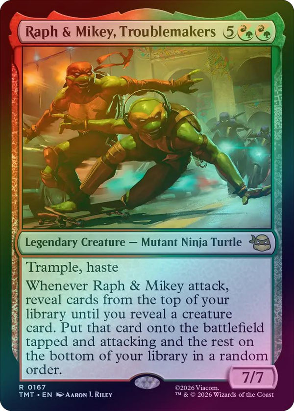 Raph & Mikey, Troublemakers (Foil) (TMT)