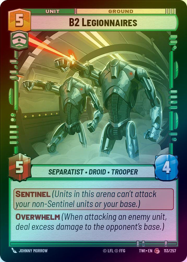 B2 Legionnaires - 113/257 - Common (Foil)