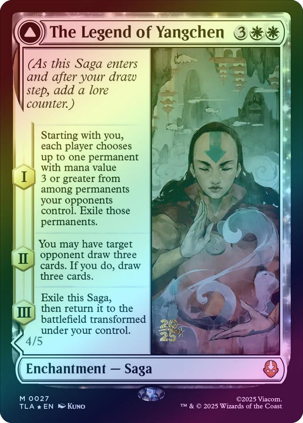 The Legend of Yangchen // Avatar Yangchen - Prerelease Promo (Foil) (PTLA)