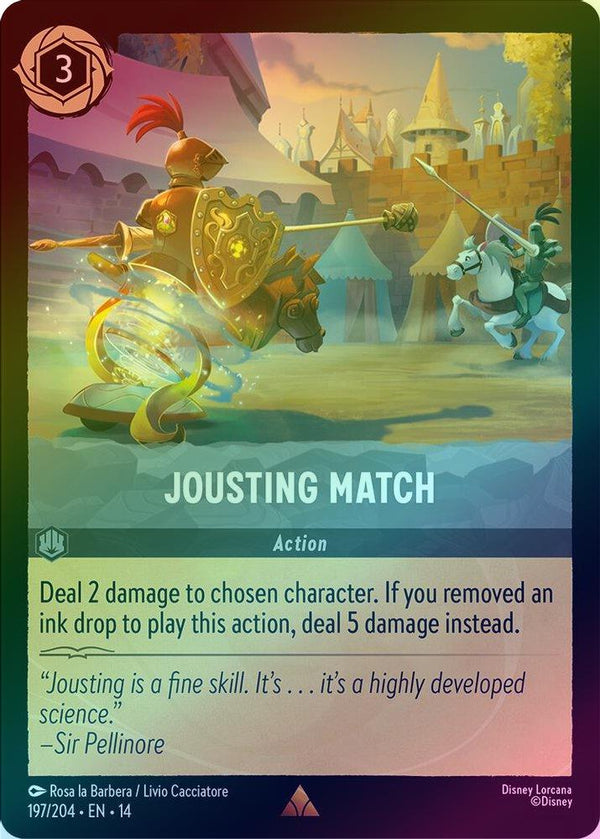 Jousting Match - 197/204 - Rare (Foil)
