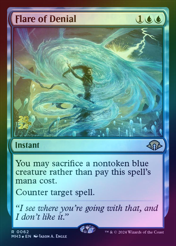 Flare of Denial - Prerelease Promo (Foil) (PMH3)