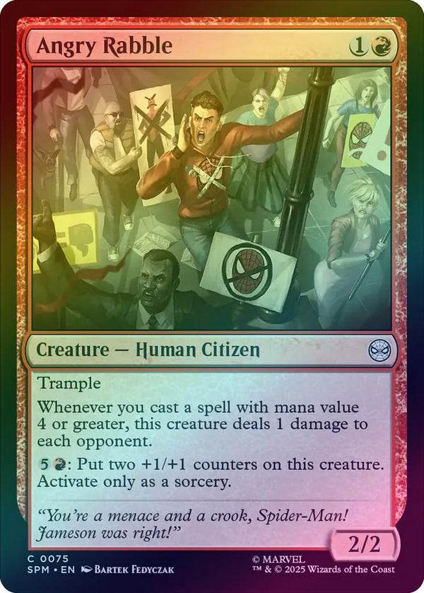 Angry Rabble (Foil) (SPM)
