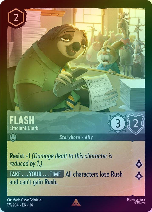Flash (Efficient Clerk) - 171/204 - Rare (Foil)