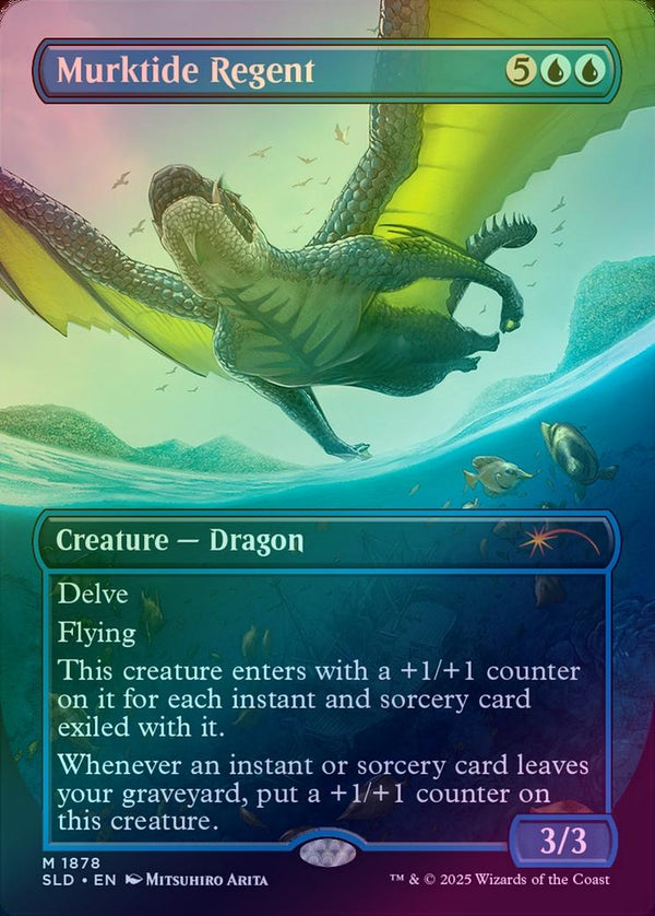 Murktide Regent - Featuring: Mitsuhiro Arita (Rainbow Foil) (SLD)