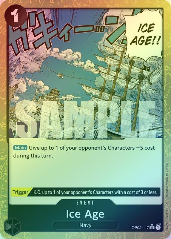 Ice Age (Textured Foil) - OP02-117 - Uncommon