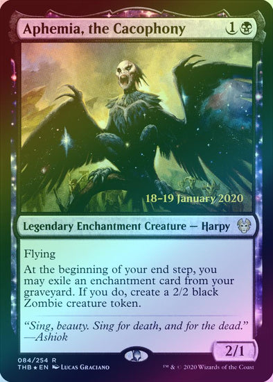 Aphemia, the Cacophony - Prerelease Promo (Foil) (PTHB)