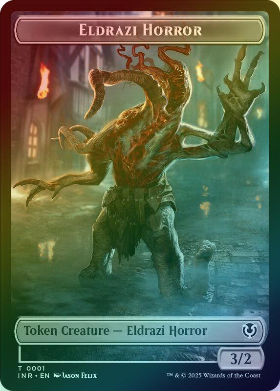 Clue // Eldrazi Horror Token (Foil) (TINR)