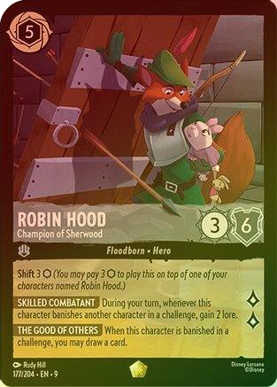 Robin Hood (Champion of Sherwood) (Fabled Reprint) - 177/204 - Legendary (Foil)
