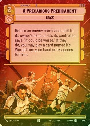 A Precarious Predicament (Hyperspace) - 962 - Uncommon (Foil)