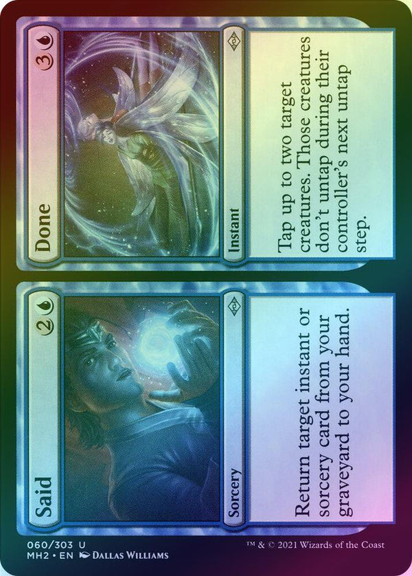 Said // Done (Foil) (MH2)