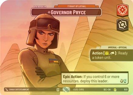 Governor Pryce - Tyrant of Lothal (Showcase) - 1031 - Rare (Foil)