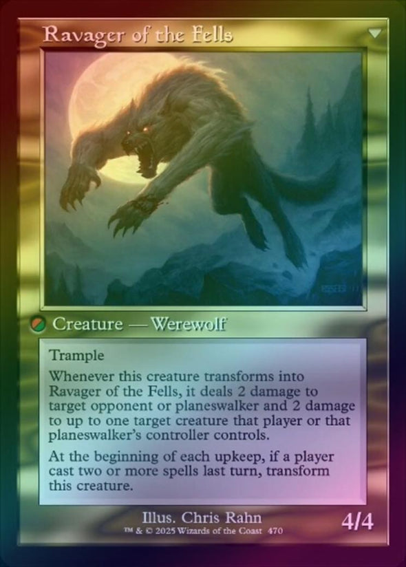 Huntmaster of the Fells // Ravager of the Fells - Retro Frame (Foil) (INR)