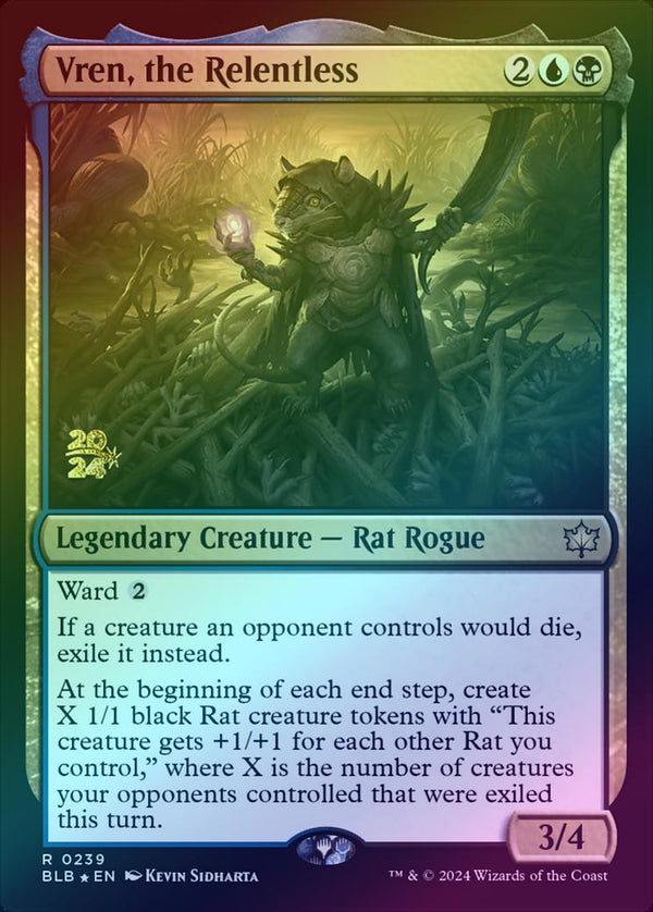Vren, the Relentless - Prerelease Promo (Foil) (PBLB)
