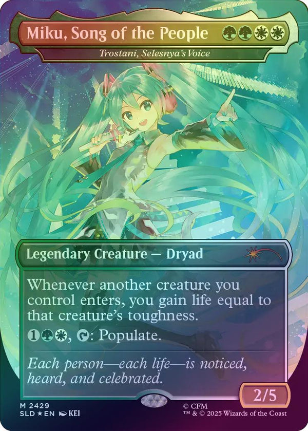 Trostani, Selesnya's Voice - Borderless (Foil) (SLD)
