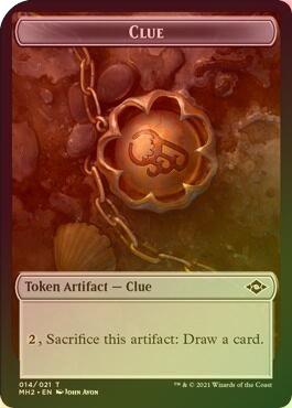 Clue (014) // Zombie (Foil) (MH2 Token)