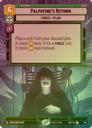 Palpatine's Return (Hyperspace) - 363 - Rare (Foil)