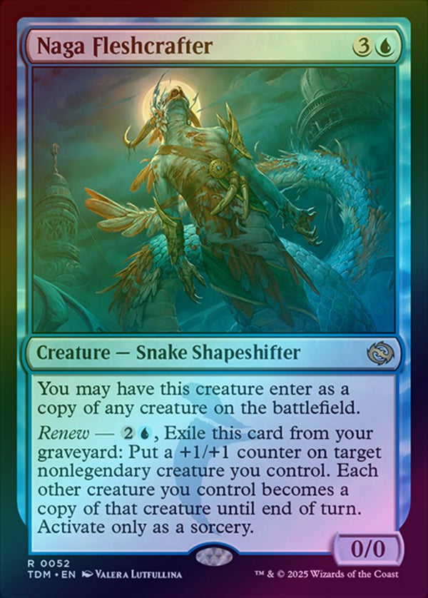 Naga Fleshcrafter (Foil) (TDM)