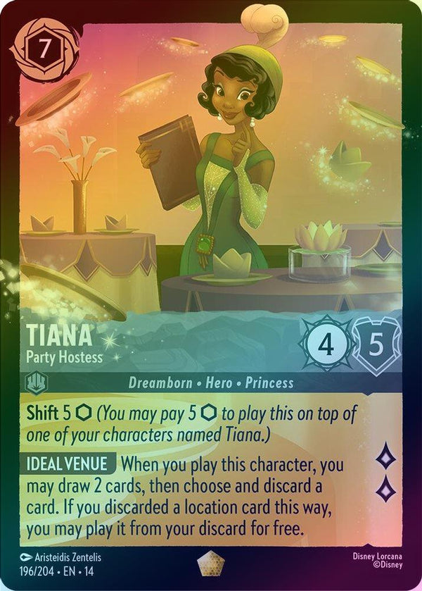 Tiana (Party Hostess) - 196/204 - Legendary (Foil)