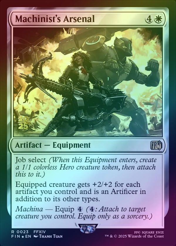 Machinist's Arsenal - Prerelease Promo (Foil) (PFIN)