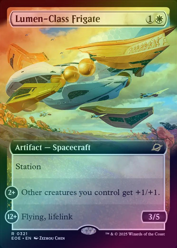 Lumen-Class Frigate - Extended Art (Foil) (EOE)