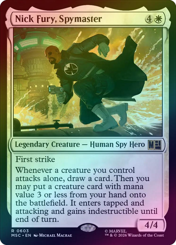 Nick Fury, Spymaster (Foil) (MSC) (Pre-Order)