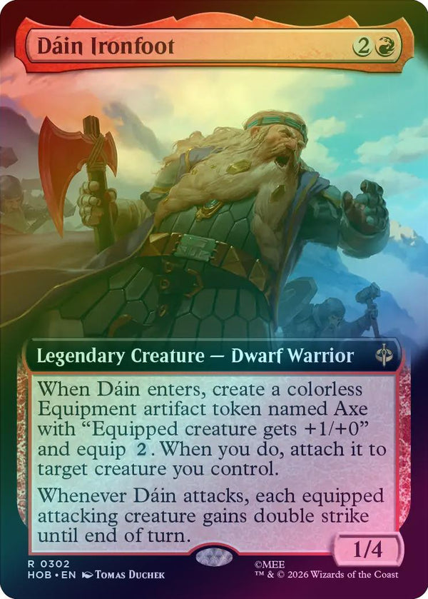 Dáin Ironfoot - Extended Art (Foil) (HOB) (Pre-Order)