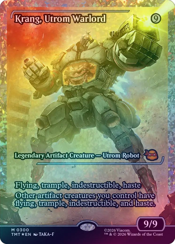 Krang, Utrom Warlord - Japan Showcase (Fracture Foil) (TMT)