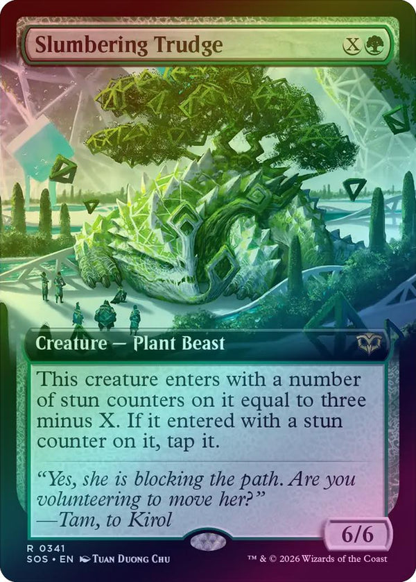 Slumbering Trudge - Extended Art (Foil) (SOS)