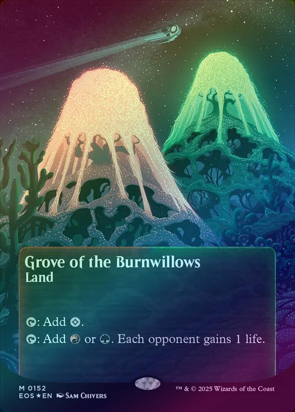 Grove of the Burnwillows - Borderless Poster (Galaxy Foil) (EOS)